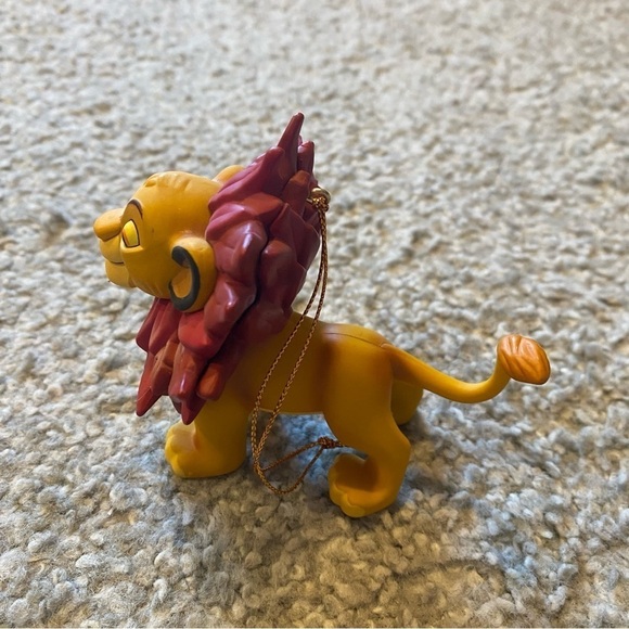 Disney Simba W/ Mane Leaves Christmas Ornament Grolier Lion King Tree 1995 - Picture 3 of 6